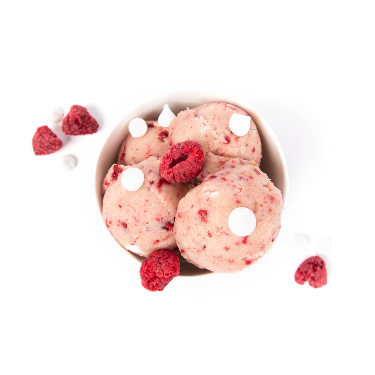 Cookie dough Raspberry meringue
