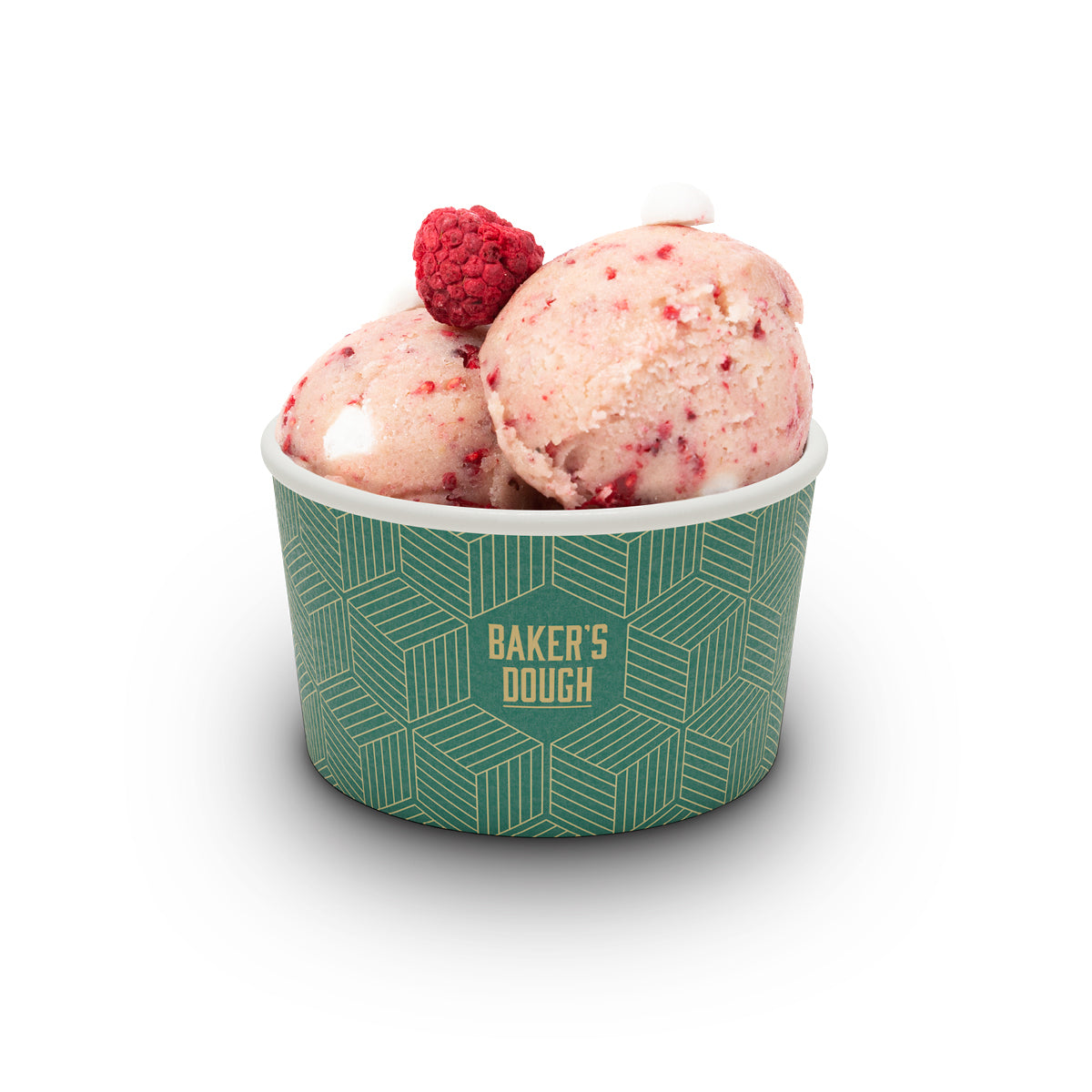 Cookie dough Raspberry meringue